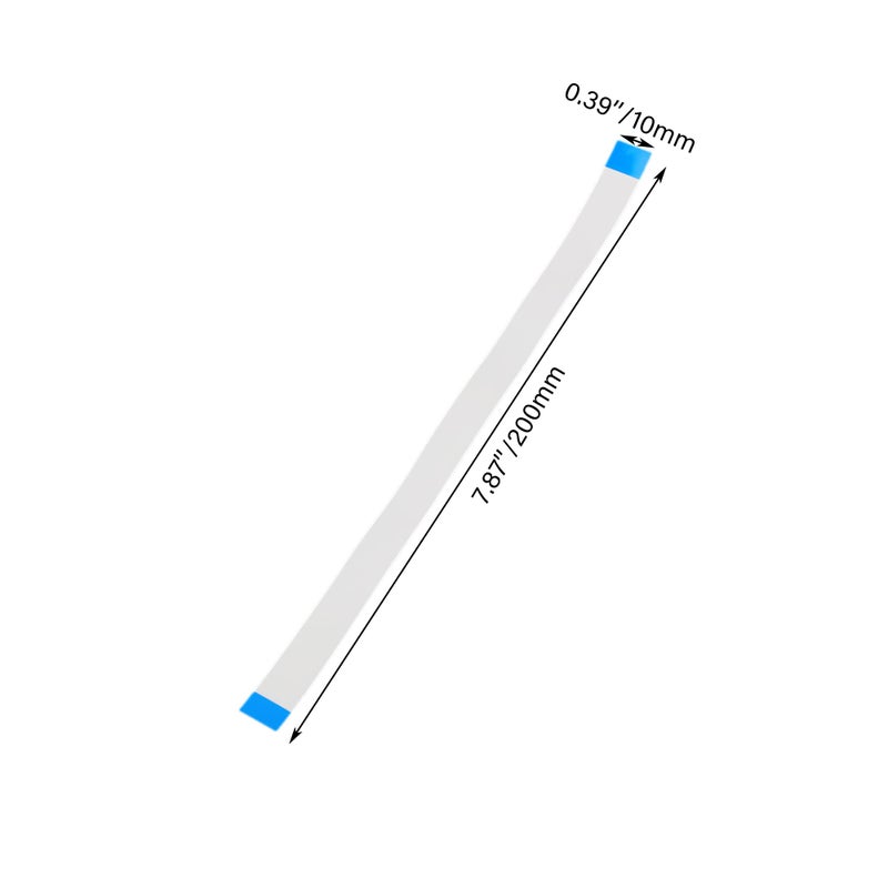 RDEXP 0.5mm Pitch 20-Pin 200mm Length FPC Ribbon Wire Flexible Flat Cable Set of 25 - Image 4